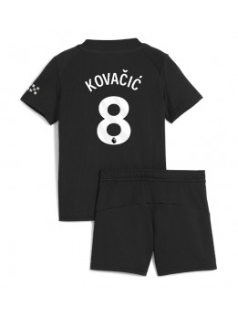 Manchester City Mateo Kovacic #8 Replika Borta Kläder Barn 2025-26 Kortärmad (+ byxor)